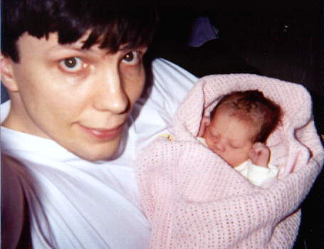 Father and daughter, 10 March 2000