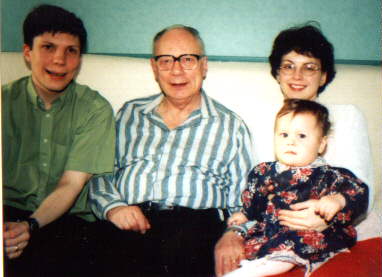 First birthday! 10 March 2001 - Family photo