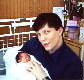 Father and daughter, 12 March 2000