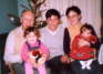 Mummy, Daddy, Grandad, Amlia and me, together