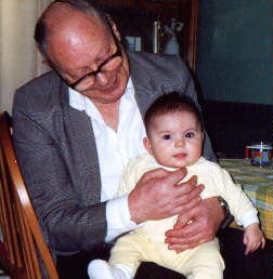 With grandad