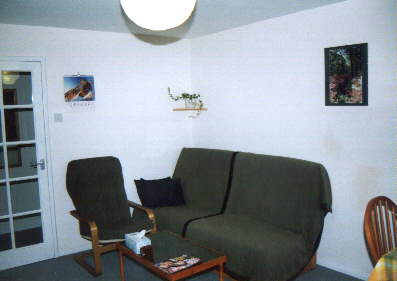 Our flat, January 2000