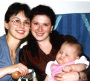 With Mummy and Martina - 5 Sept 2000
