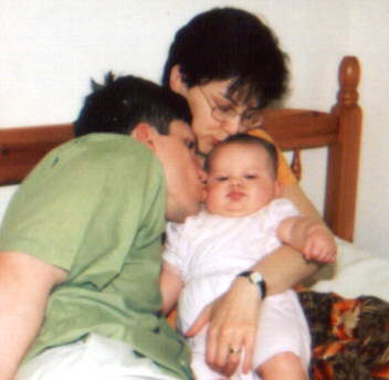 Me, mummy and daddy - 10 September 2000