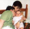 Me, mummy and daddy - 10 September 2000