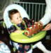 First birthday! 10 March 2001 -The birthday cake arrives
